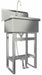Scrub Sink 25 x20 x45.5 Silver