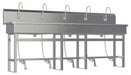 Wash Station 100 x20 x45 Silver