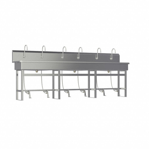 SaniLav Wash Sta Rect 117inx16-1/2inx8in