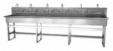 Wash Station 120 x20 x45 Silver