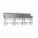 Wash Station 120 x20 x45 Silver
