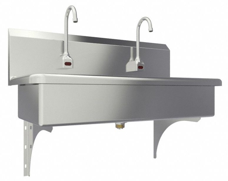 Wash Station 40 x20 x18 Silver
