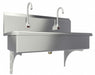 Wash Station 40 x20 x18 Silver