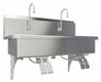 Wash Station 40 x20 x18 Silver