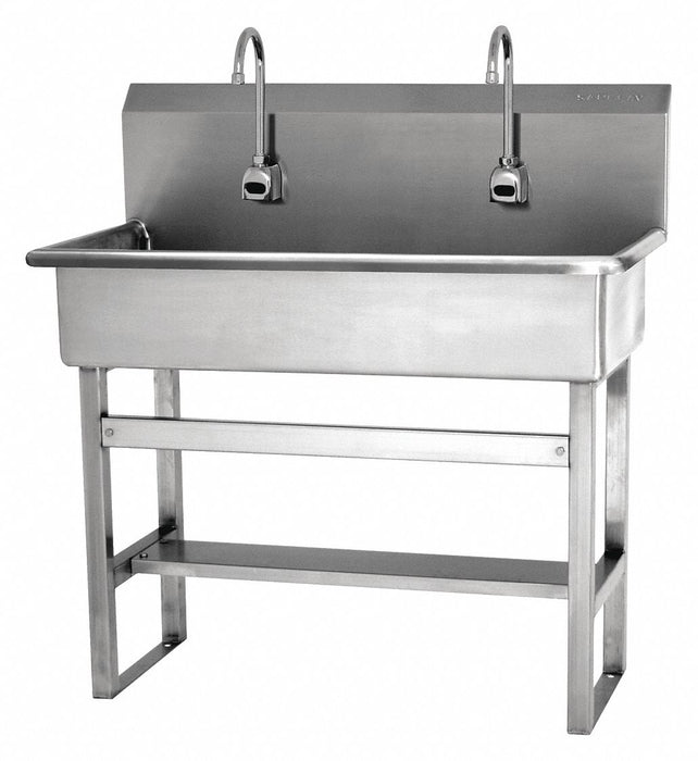 Wash Station 40 x20 x45 Silver