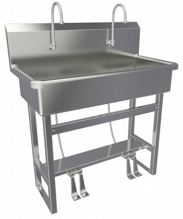 Wash Station 40 x20 x45 Silver