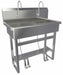 Wash Station 40 x20 x45 Silver