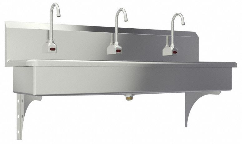 SaniLav Wash Sta Rect 57inx16-1/2inx8in