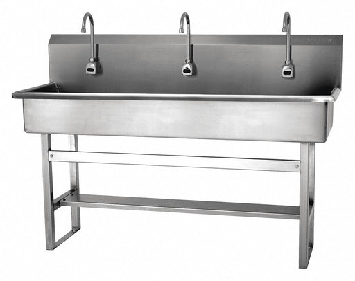 Wash Station 60 x20 x45 Silver
