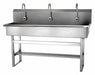 Wash Station 60 x20 x45 Silver