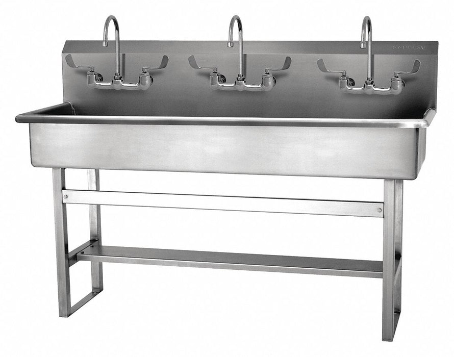SaniLav Wash Sta Rect 57inx16-1/2inx8in