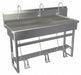 Wash Station 60 x20 x45 Silver
