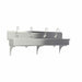 Wash Station 80 x20 x18 Silver