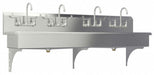 Wash Station 80 x20 x18 Silver