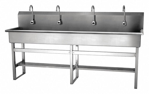 SaniLav Wash Sta Rect 77inx16-1/2inx8in