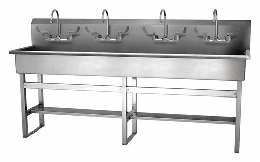 SaniLav Wash Sta Rect 77inx16-1/2inx8in