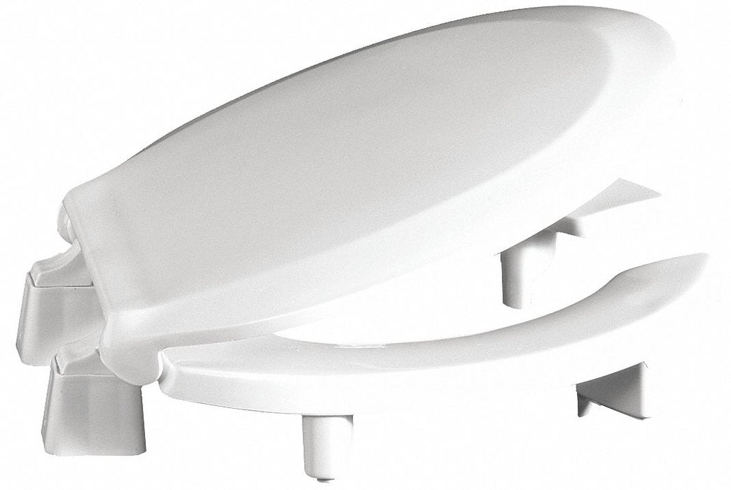 Toilet Seat Round Bowl Open Front White