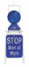 LED Stop Sign Aluminum Blue White