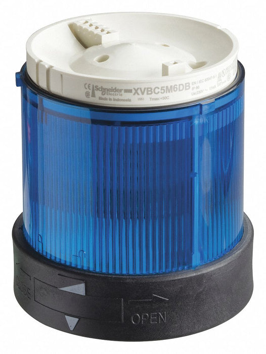 Illuminated Blue Lens With Integrated Le