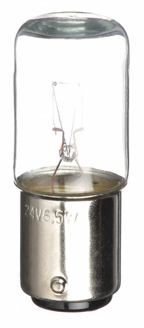Incandescent 7W 24Vac/Dc Ba15D