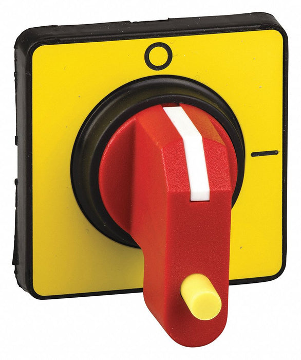 45Mmx45Mm Red+Yellow Oper 1Hole Mtg