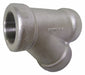 45 Lateral Wye 304 SS 1/2 in Pipe Size