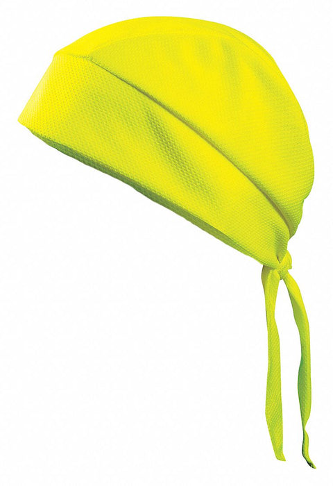 Cooling Skull Cap Yellow Polyester