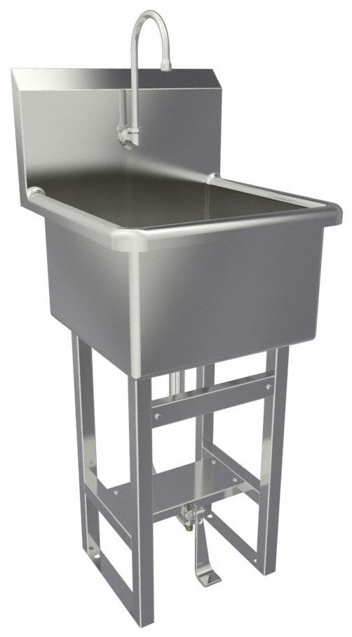 SaniLav Util Sink Square 18inx18inx12in