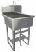 Utility Sink 27.5 x27 x45.5 Silver
