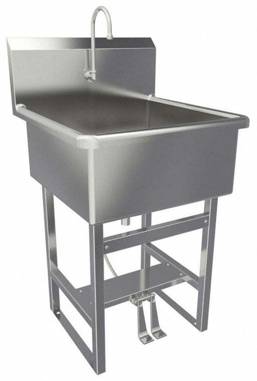 Utility Sink 27.5 x27 x45.5 Silver