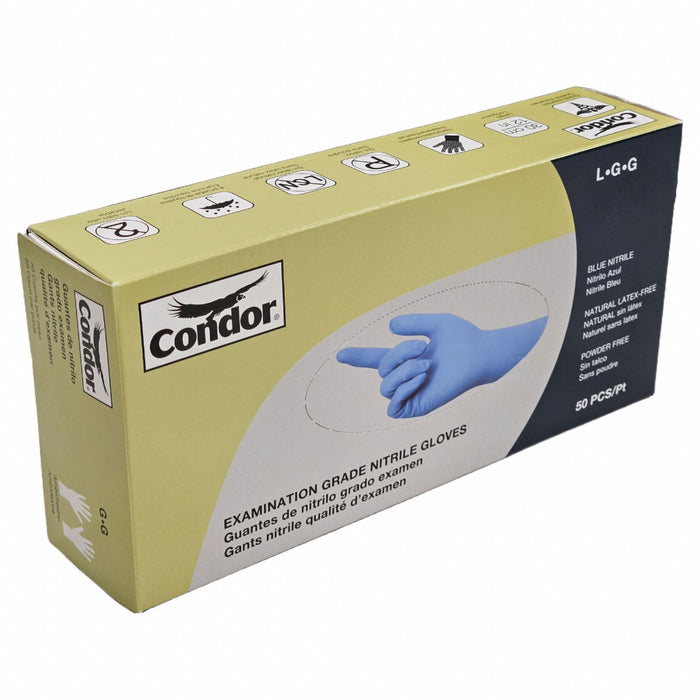 J4870 DisposableGloves Blue XL Size10 PK50