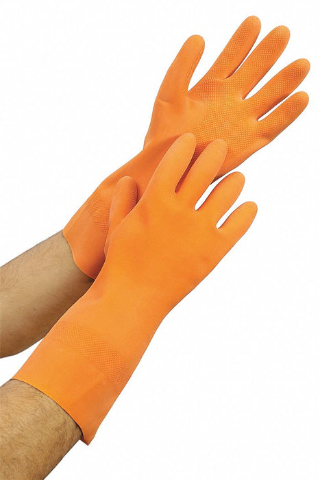 J4885 Chemical-ResistantGloves Orange 10 PR