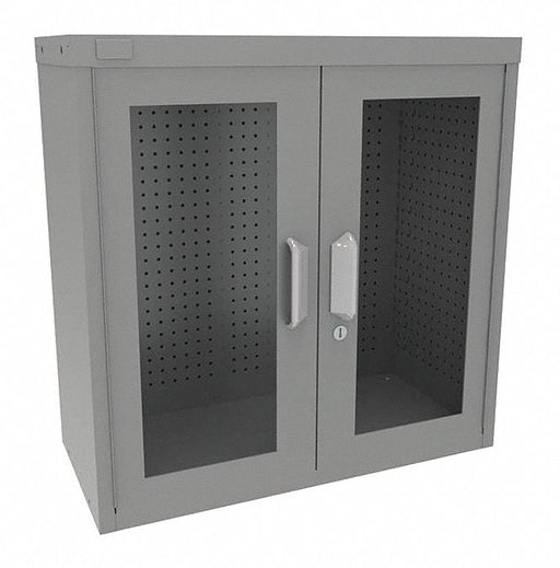 Pegboard Wall Cabinet 30 x30 x14 Gray