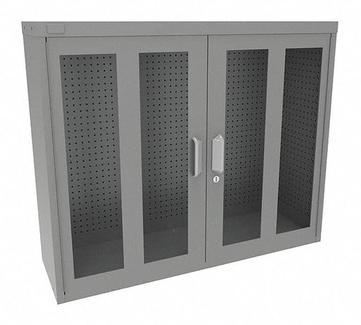 Pegboard Wall Cabinet 37 x45 x14 Gray