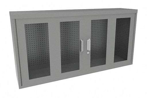 Pegboard Wall Cabinet 30 x60 x14 Gray