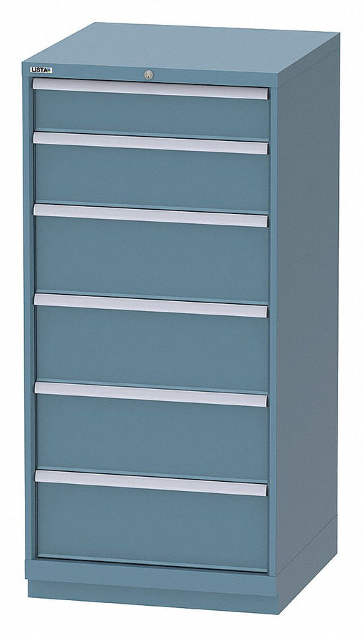 K3755 Mod Drwr Cab 60 H 6 Drwr Classic Blue