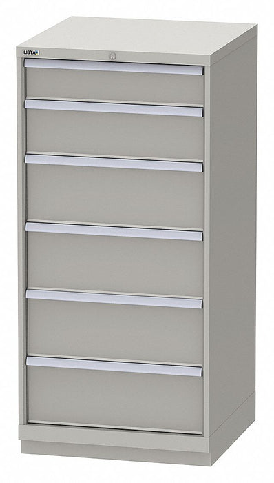 K3755 Mod Drawer Cab 60 H 6 Drawer Light Gray