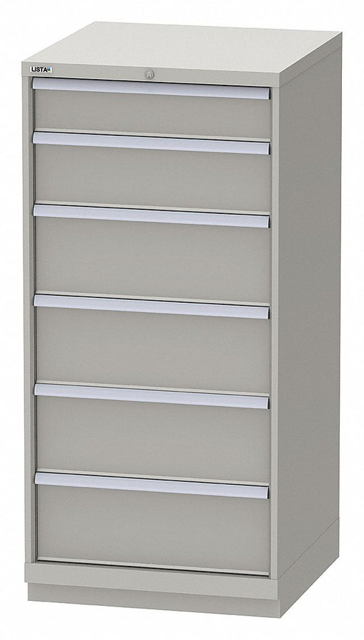 K3755 Mod Drawer Cab 60 H 6 Drawer Light Gray