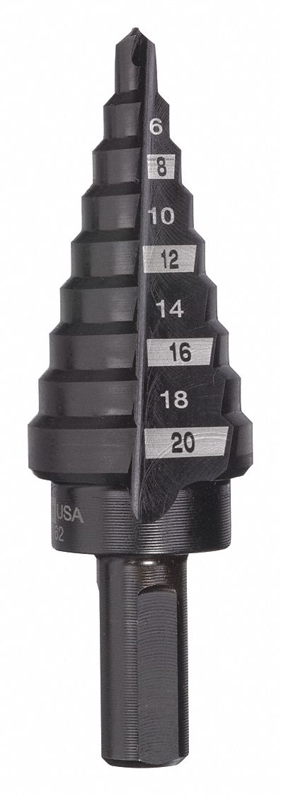 Step Cone Drill 4mm to 20mm HSS
