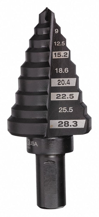 Step Cone Drill 7mm to 28mm HSS