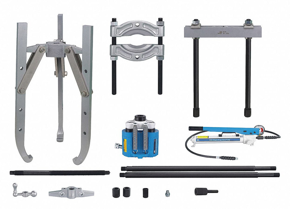 Puller Set 19 Pieces Hydraulic 3 Jaws