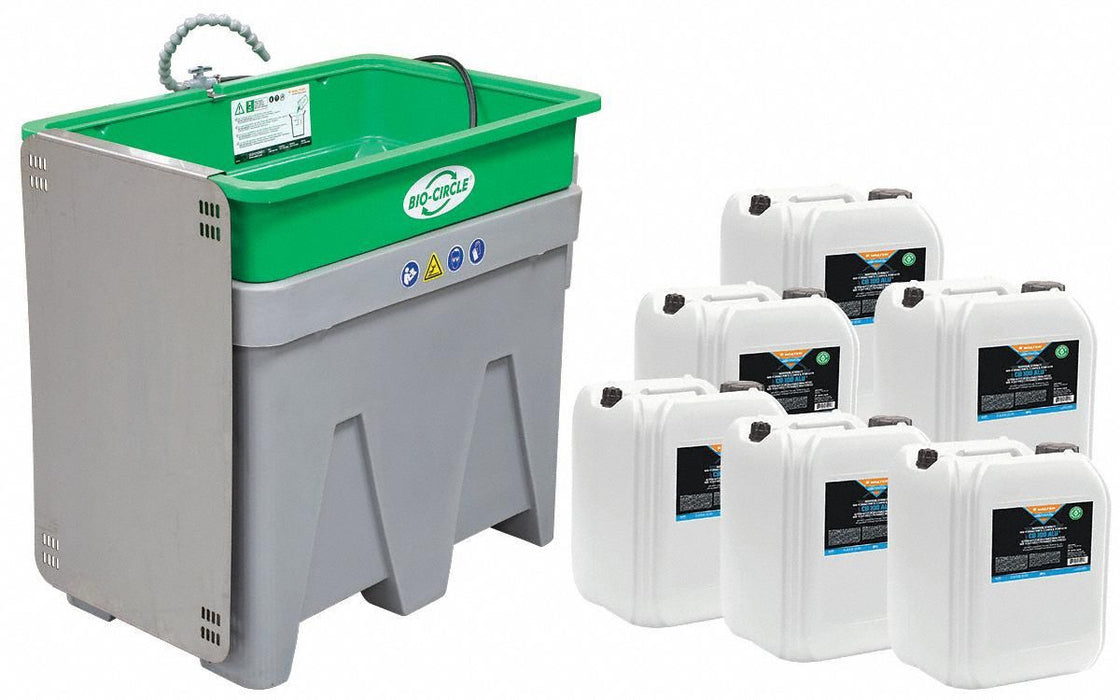 Parts Washer Kit 43 in H 36 gal Tubular