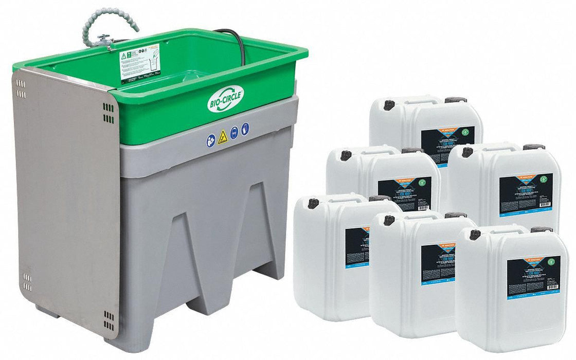 Parts Washer Kit 43 in H 36 gal Tubular