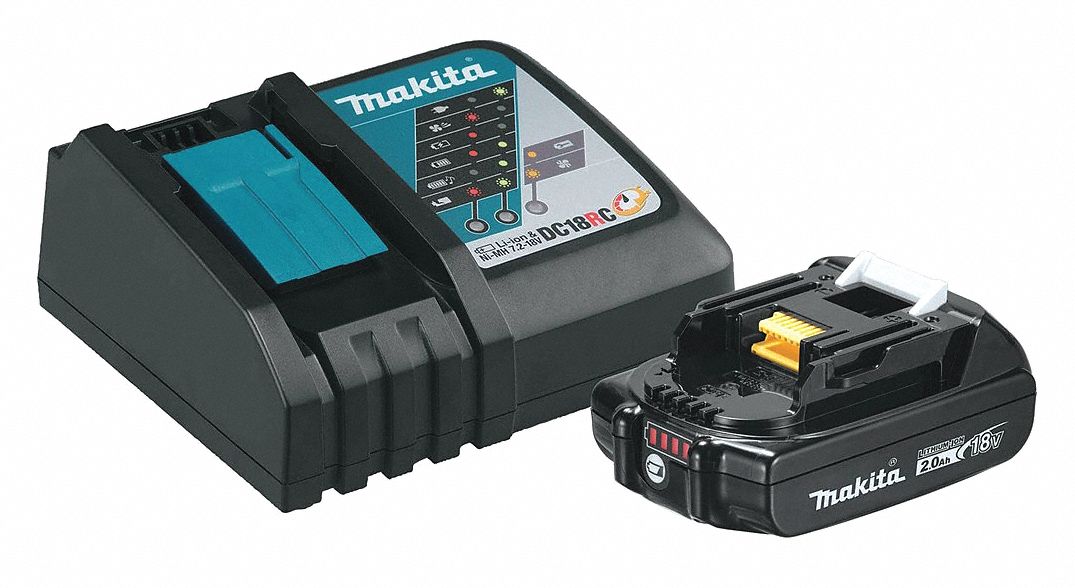 Battery and Charger Kit 2 Ah Li-Ion