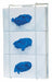 GloveDispenser Wht WallMnt SteelWire PK2
