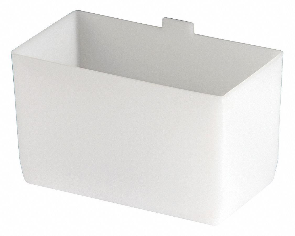 Bin Cups Clear Polymer 3 in