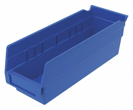 J5052 ShelfBin 11.625inL 4.125inW Plastic