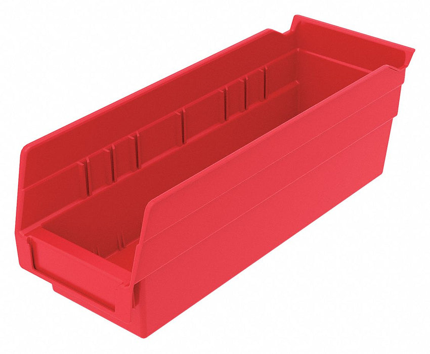 J5052 ShelfBin 11.625inL 4.125inW Plastic