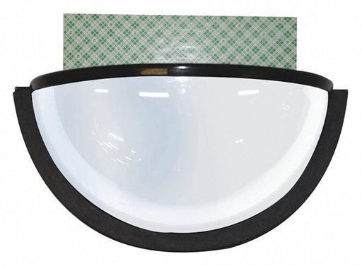 Dome Mirror 3 1/2 W 10 L Black