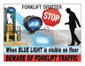 Warning Safety Sign Aluminum